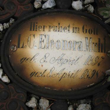 MUHL L.C. Eleonora 1897-1898