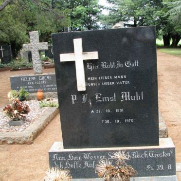 MUHL P.F. Ernst 1891-1970