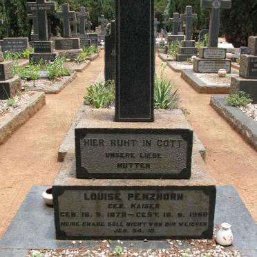 PENZHORN Louise nee KAISER 1878-1960