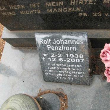 PENZHORN Rolf Johannes 1938-2007 :: PENZHORN Lenza Henriette 1963-1963