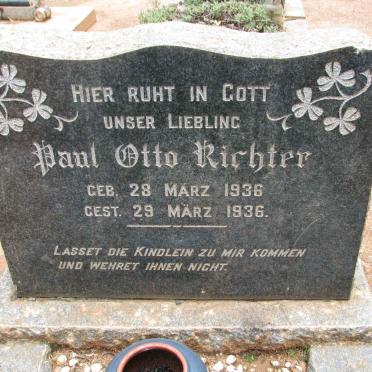RICHTER Paul Otto 1936-1936