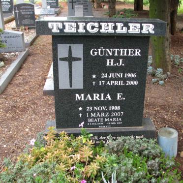 TRICHLER Gunter H.J. 1906-2000 &amp; Maria E. 1908-2007