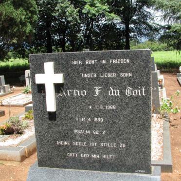 TOIT Arno F., du 1966-1980