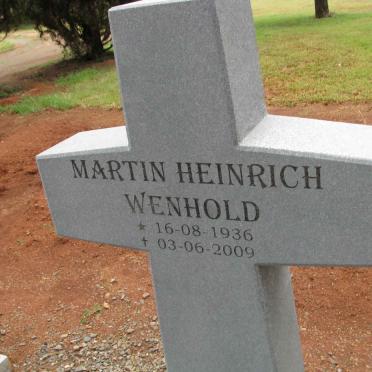 WENHOLD Martin Heinrich 1936-2009