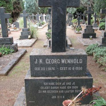 WENHOLD J.K. Georg 1876-1956