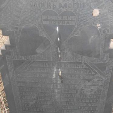 BOTHA Renier Jacobus 1928-1928