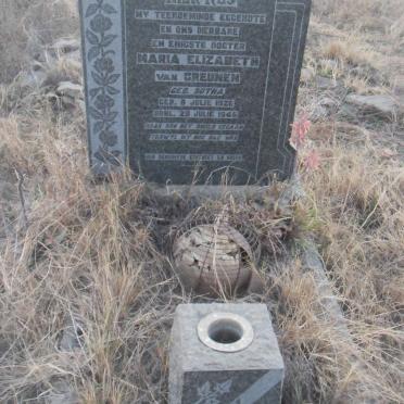 GREUNEN Maria Elizabeth, van nee BOTHA 1926-1946