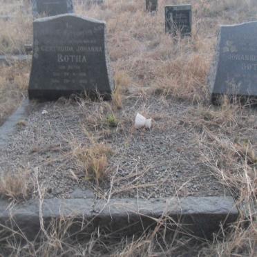 BOTHA Johannes Jurie 1908- &amp; Gertruida Johanna BOTHA 1916-1965