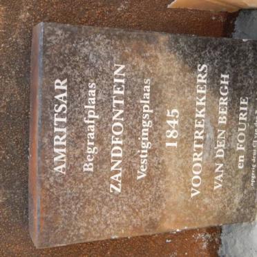 2. Amritsar Begraafplaas Zandfontein Vestigingsplaas 1845