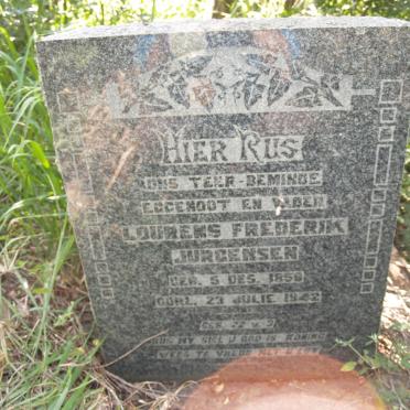 JURGENSEN Lourens Frederik 1858-1942