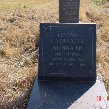 MINNAAR Levina Catharina nee VAN WYK 1890-1964