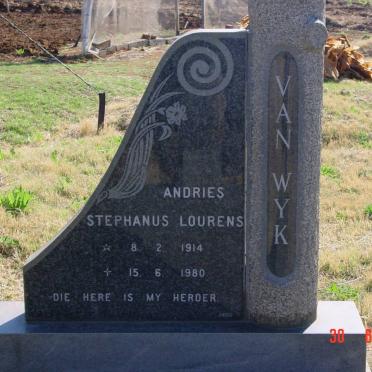 WYK Andries Stephanus Lourens, van 1914-1980