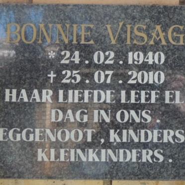VISAGIE Bonnie 1940-2010