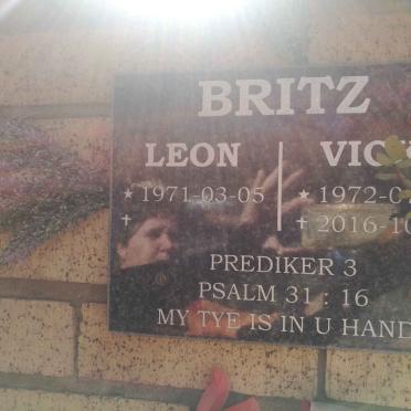 BRITZ Leon 1971- &amp; Vicki 1972-2016