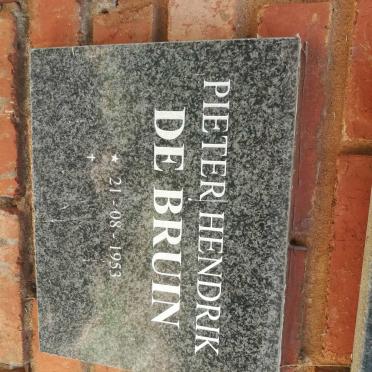 BRUIN Pieter Hendrik, de 1953-