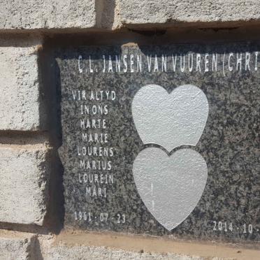 VUUREN C.L., Jansen van 1961-2014