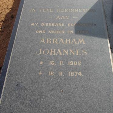 BURGER Abraham Johannes 1902-1974