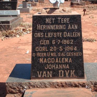DYK Magdalena Johanna, van 1962-1964