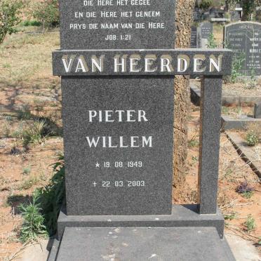 HEERDEN Pieter Willem, van 1949-2003