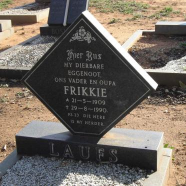 LAUFS Frikkie 1909-1990