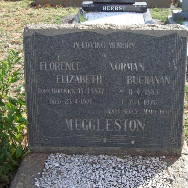 MUGGLESTON Norman Buchanan 1883-1976 &amp; Florence Elizabeth HARDWICK 1877-1971