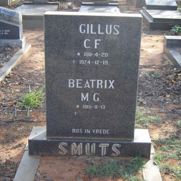SMUTS C.F. 1911-1974 &amp; M.G. 1915-