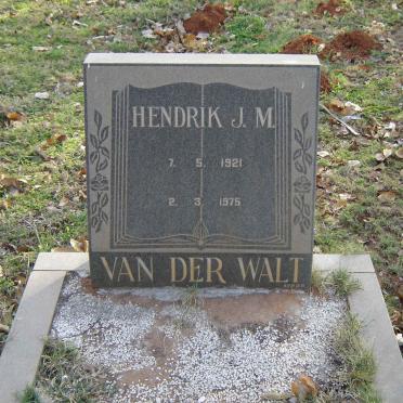 WALT Hendrik, van der 1921-1975