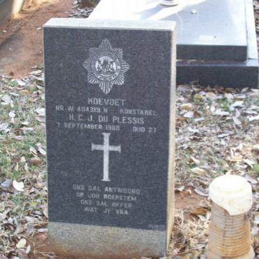 PLESSIS H.C.J., du -1988