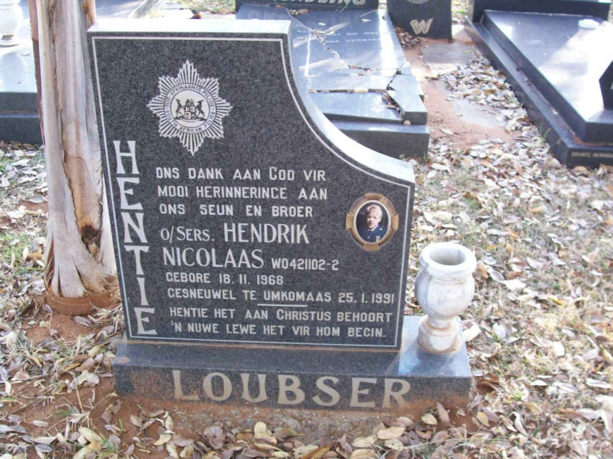 LOUBSER Hendrik Nicolaas 1968-1991