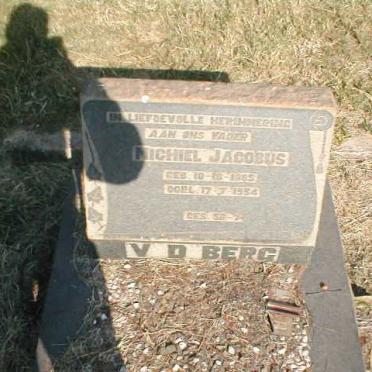 BERG Michiel Jacobus, van den 1885-1934