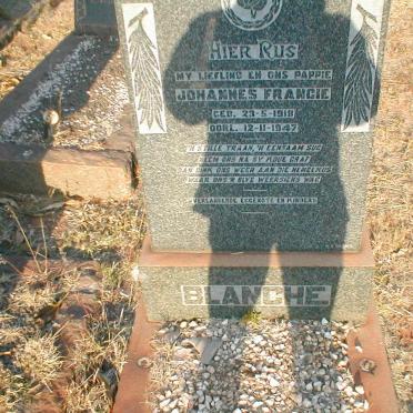 BLANCHE Johannes Francie 1918-1947