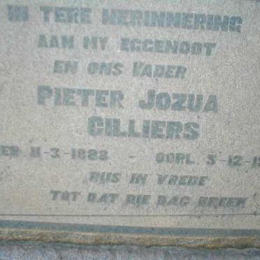 CILLIERS Pieter Jozua 1888-1949