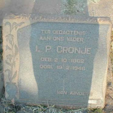 CRONJE I.P. 1862-1946