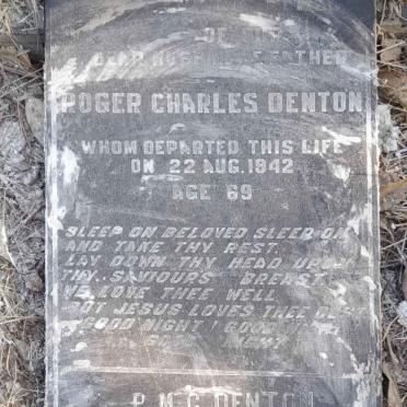 DENTON Roger Charles 1878-1942 &amp; Pauline Marianne Charlotte YOUNG 1881-1961