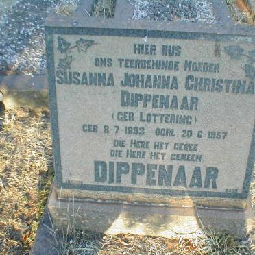 DIPPENAAR Susanna Johanna Christina nee LOTTERING 1893-1957
