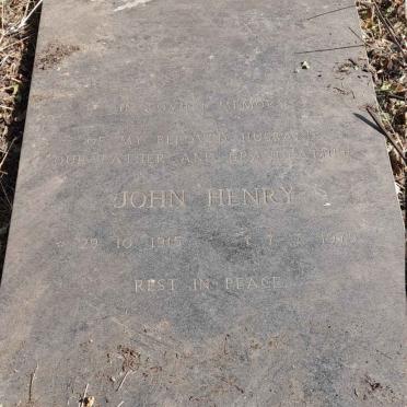 DENTON John Henry 1915-1979