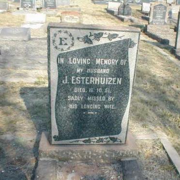 ESTERHUIZEN J. ?-1951