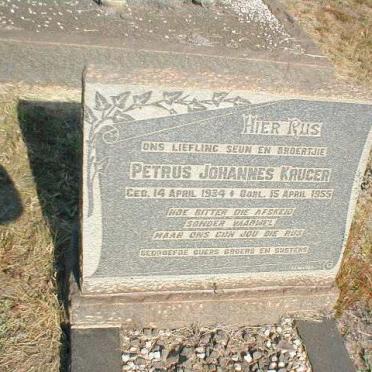KRUGER Petrus Johannes 1934-1955