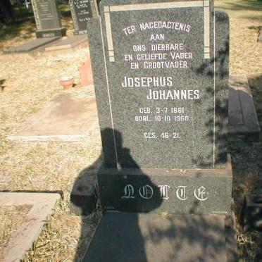 NOLTE Josephus Johannes 1881-1968