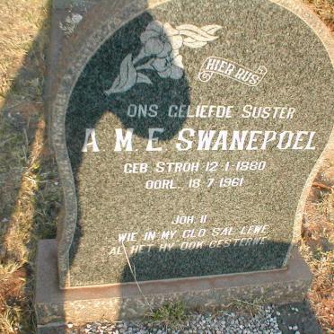 SWANEPOEL A.M.E. nee STROH 1880-1961