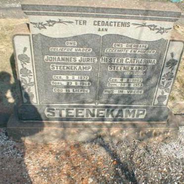 STEENEKAMP Johannes Jurie 1872-1968 &amp; Hester Catharina KRUGER 1882-1953