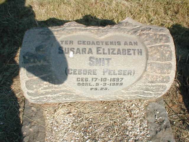 SMIT Susara Elizabeth nee PELSER 1897-19?9