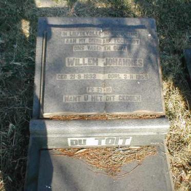 TOIT Willem Johannes, du 1893-1959