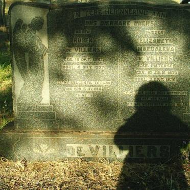 VILLIERS Ruben, de 1863-1937 &amp; Elizabeth Magdalena PIETERSE 1873-1938