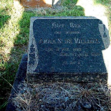 VILLIERS Anna S., de ??-??
