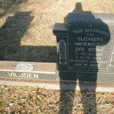 VILJOEN Elizabeth Margaretha nee BOTHA 1898-1979