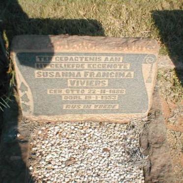 VIVIERS Susanna Francina 1886-1953