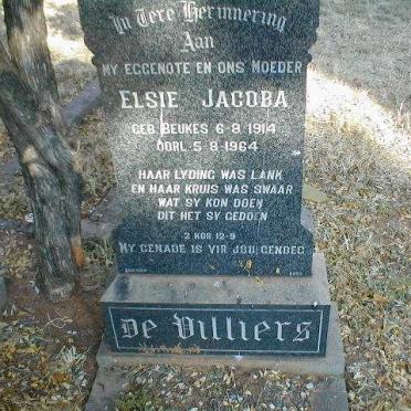 VILLIERS Elsie Jacoba, de nee BEUKES 1914-1964