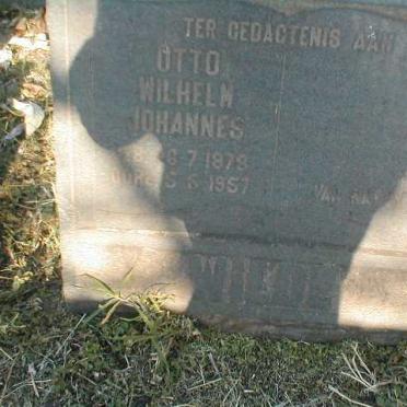 WILDE Otto Wilhelm Johannes 1879-1957