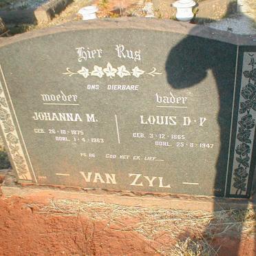 ZYL Louis D.P., van 1865-1947 &amp; Johanna M. 1875-1963